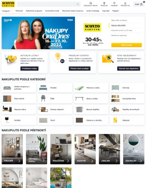 aktuální leták Sconto nábytek 17.10.2023-23.10.2023