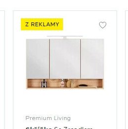 Skříňka se zrcadlem Premium Living