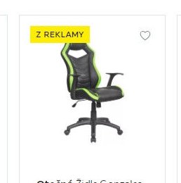 Otočná židle Gonzales