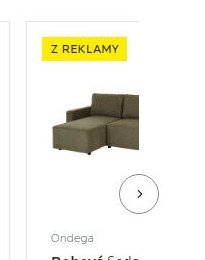 Rohová sedačka Ondega