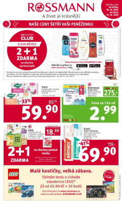 aktuální leták ROSSMANN drogerie 18.10.2023-31.10.2023