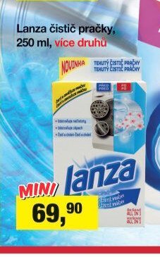 Lanza čistič pračky, 250 ml, více druhů