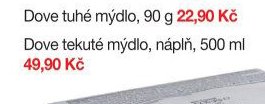 Dove tekuté mýdlo, náplň, 500 ml