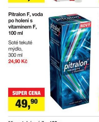 Pitralon F, voda po holení s vitamínem F, 100 ml / Soté tekuté mýdlo, 300 ml 24,90 Kč