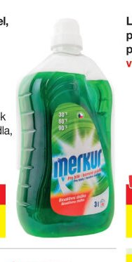 Merkur prací gel, 60 dávek, 3 l