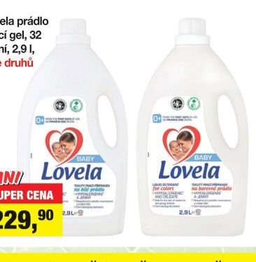 Lovela prací gel, 32 praní, 2,9 l