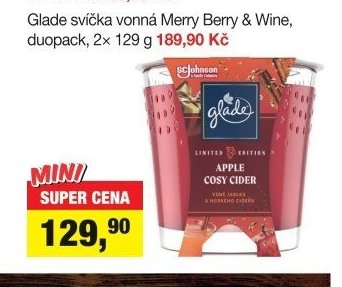 Glade svíčka Maxi, 224 g, více druhů