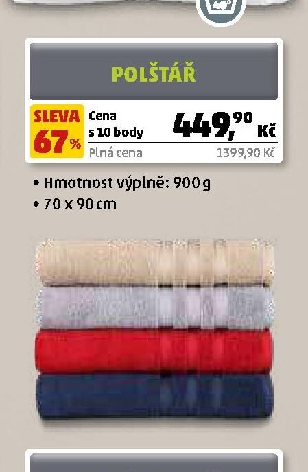 Polštář - Penny Market aktualniletaky.eu