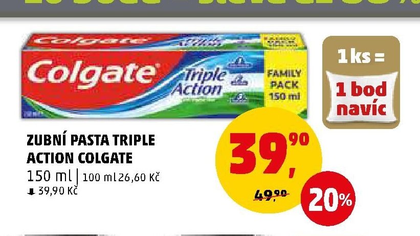 Zubní pasta Triple Action Colgate - Penny Market aktualniletaky.eu
