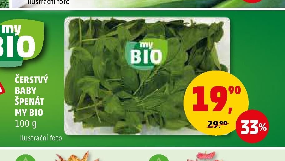 ČERSTVÝ BABY ŠPENÁT MY BIO 100 g - Penny Market aktualniletaky.eu