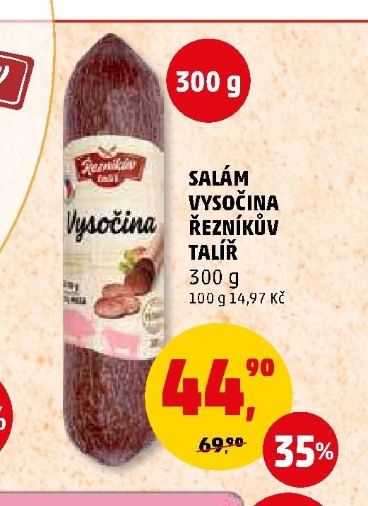 SALÁM VYSOČINA ŘEZNÍKŮV TALÍŘ - Penny Market aktualniletaky.eu