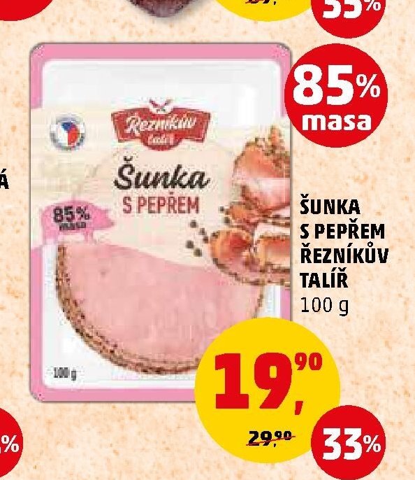 ŠUNKA S PEPŘEM ŘEZNÍKŮV TALÍŘ - Penny Market aktualniletaky.eu