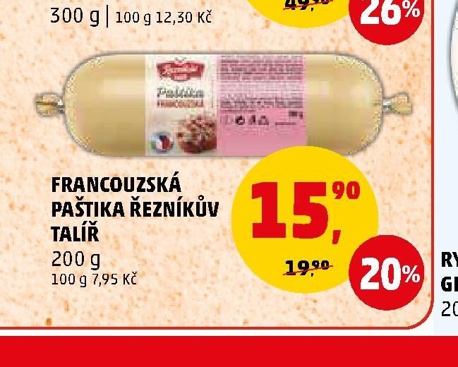 Francouzská paštika Řezníkův talíř 200 g - Penny Market aktualniletaky.eu