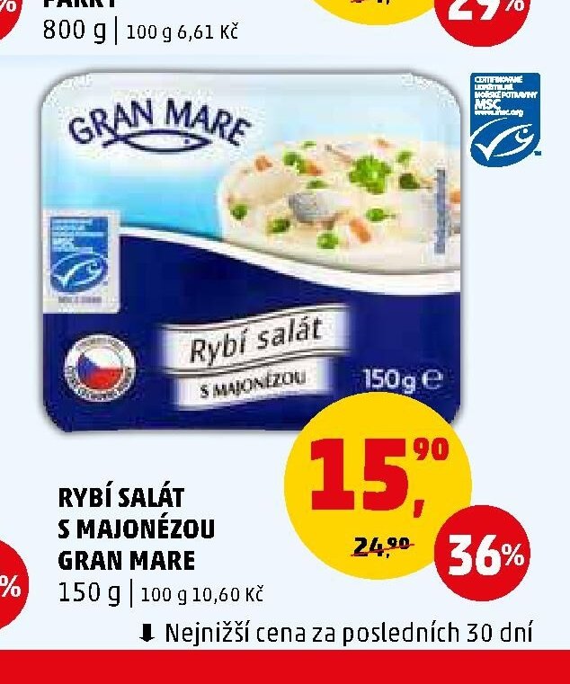 Rybí salát s majonézou Gran Mare 150 g - Penny Market aktualniletaky.eu