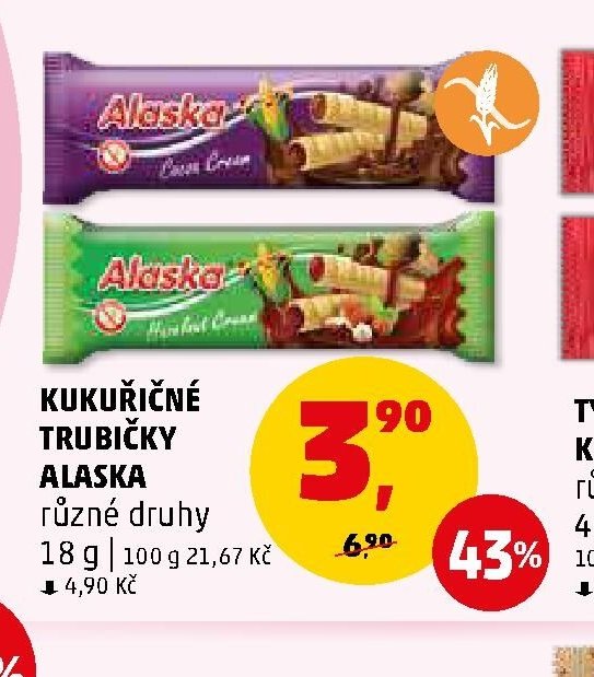 Kukuřičné trubičky Alaska - Penny Market aktualniletaky.eu