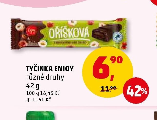 Tyčinka Enjoy různé druhy - Penny Market aktualniletaky.eu