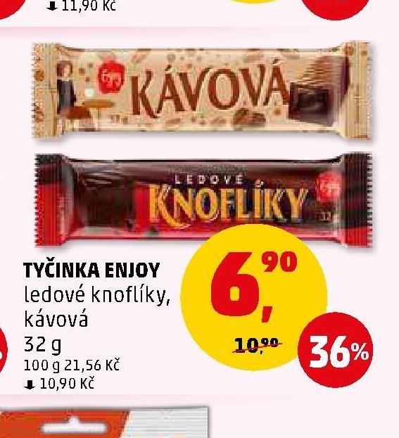 Tyčinka Enjoy ledové knoflíky, kávová - Penny Market aktualniletaky.eu