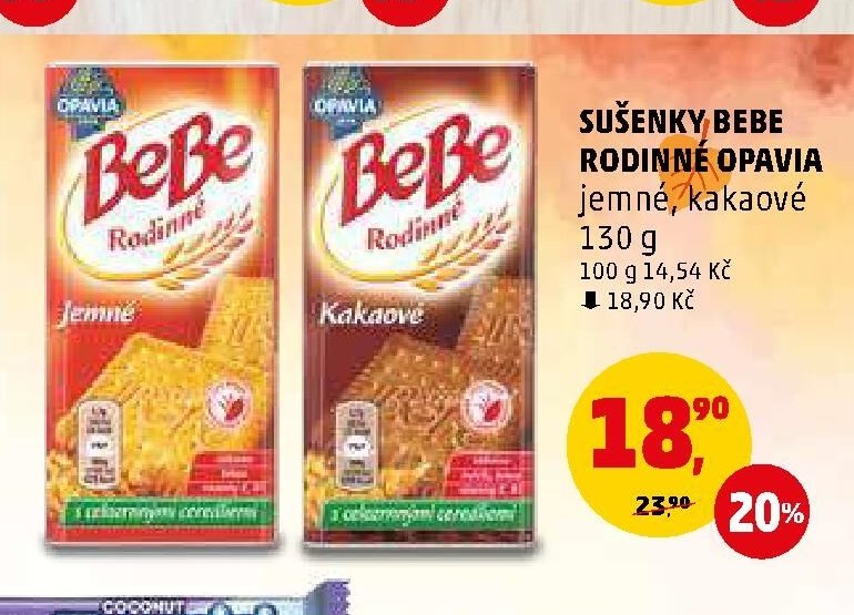 SUŠENKY BEBE RODINNÉ OPAVIA - Penny Market aktualniletaky.eu