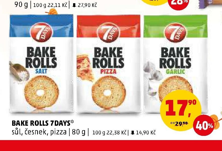 BAKE ROLLS 7DAYS - Penny Market aktualniletaky.eu