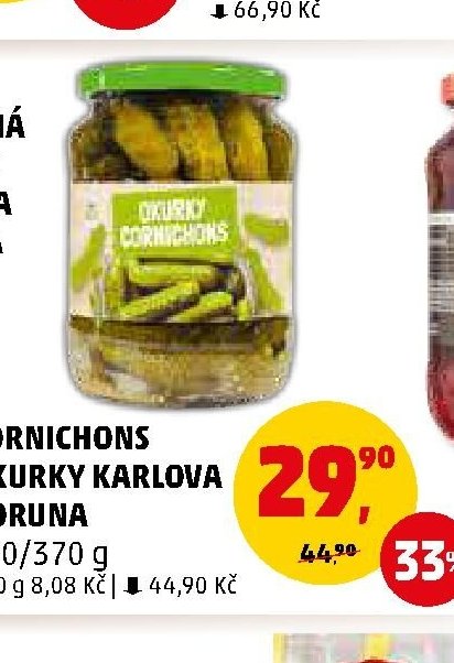 Cornichons okurky Karlova Koruna - Penny Market aktualniletaky.eu