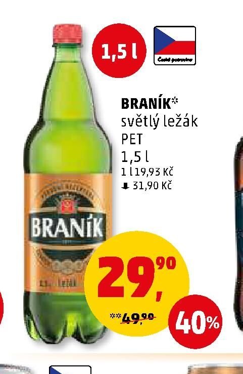 BRANÍK světlý ležák PET - Penny Market aktualniletaky.eu