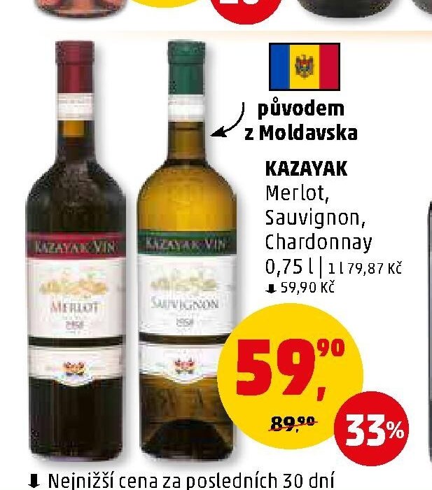 KAZAYAK Merlot, Sauvignon, Chardonnay - Penny Market aktualniletaky.eu