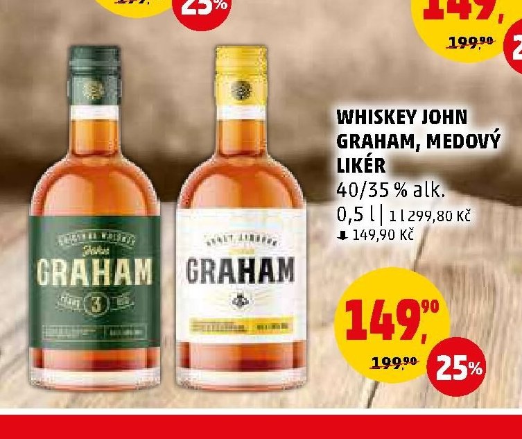WHISKEY JOHN GRAHAM, MEDOVÝ LIKÉR - Penny Market aktualniletaky.eu