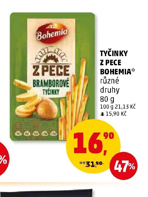 TYČINKY Z PECE BOHEMIA různé druhy - Penny Market aktualniletaky.eu