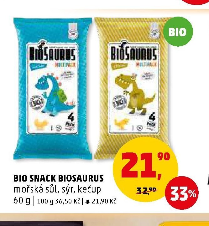 BIO SNACK BIOSAURUS - Penny Market aktualniletaky.eu