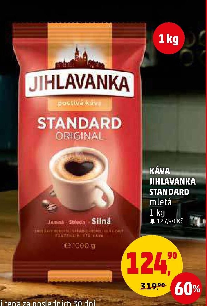 Káva Jihlavanka Standard mletá - Penny Market aktualniletaky.eu