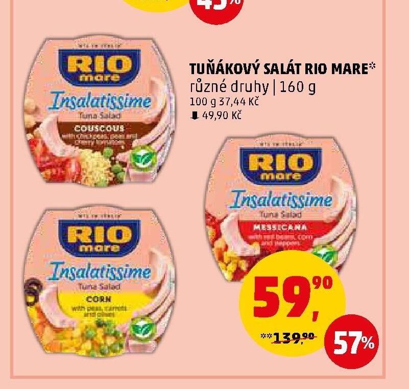TUŇÁKOVÝ SALÁT RIO MARE různé druhy - Penny Market aktualniletaky.eu