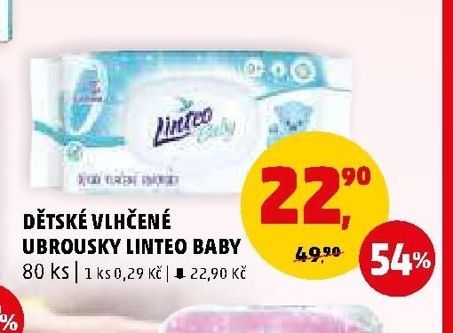 DĚTSKÉ VLHČENÉ UBROUSKY LINTEO BABY - Penny Market aktualniletaky.eu