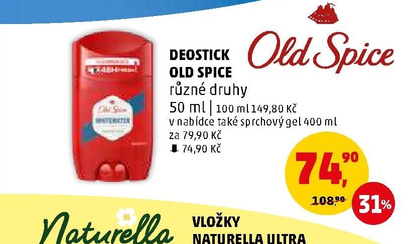 DEOSTICK OLD SPICE - Penny Market aktualniletaky.eu