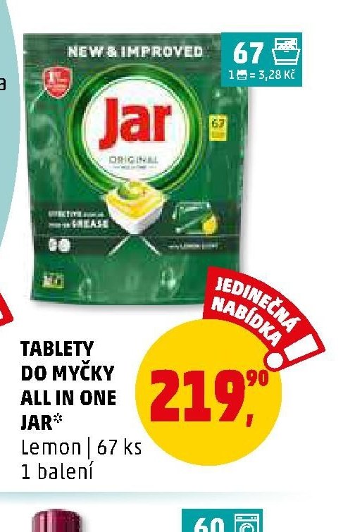 Tablety do myčky All In One Jar - Penny Market aktualniletaky.eu
