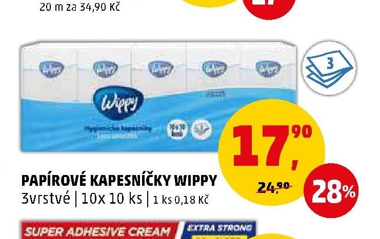 Papírové kapesníčky Wippy - Penny Market aktualniletaky.eu