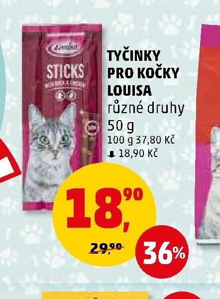 TYČINKY PRO KOČKY LOUISA - Penny Market aktualniletaky.eu