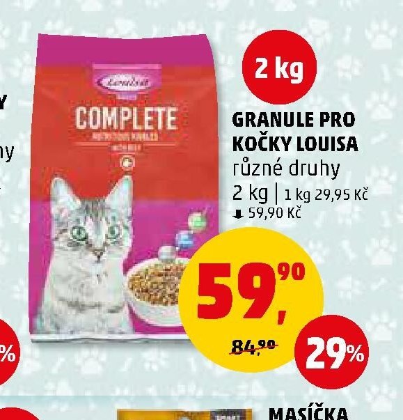 GRANULE PRO KOČKY LOUISA - Penny Market aktualniletaky.eu