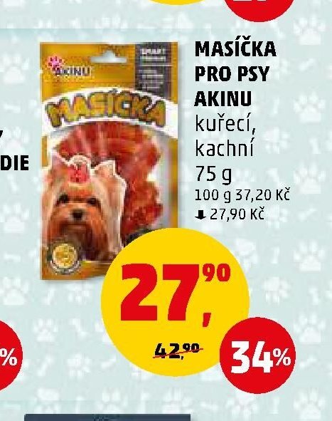 MASÍČKA PRO PSY AKINU - Penny Market aktualniletaky.eu