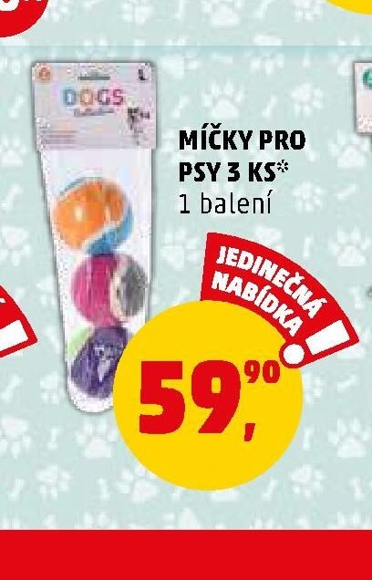 MÍČKY PRO PSY 3 KS* - Penny Market aktualniletaky.eu