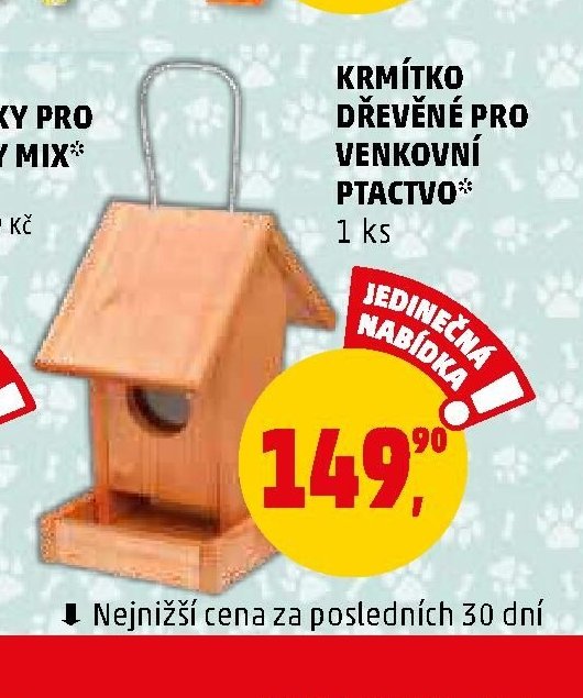 KRMÍTKO DŘEVĚNÉ PRO VENKOVNÍ PTACTVO* - Penny Market aktualniletaky.eu