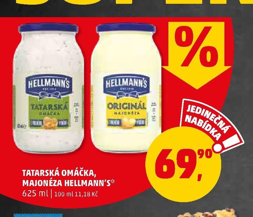 Tatarská omáčka, Majonéza Hellmann's - Penny Market aktualniletaky.eu