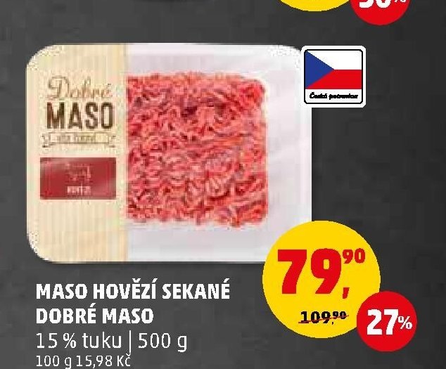 Maso hovězí sekané Dobré maso - Penny Market aktualniletaky.eu