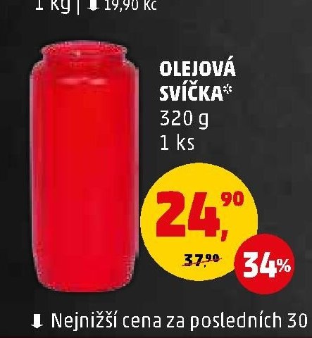 Olejová svíčka - Penny Market aktualniletaky.eu