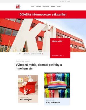 aktuální leták Kik textil 18.10.2023-24.10.2023