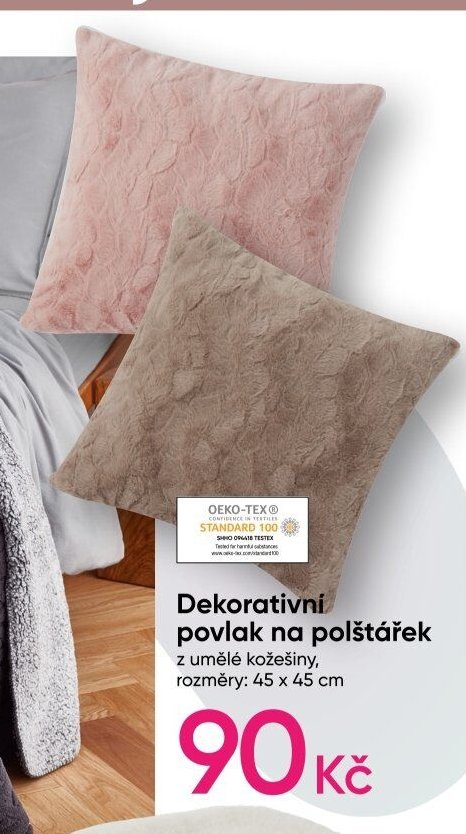 Dekorativní povlak na polštářek - PEPCO aktualniletaky.eu