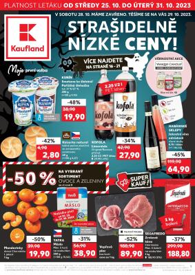 aktuální leták Kaufland 25.10.2023-31.10.2023