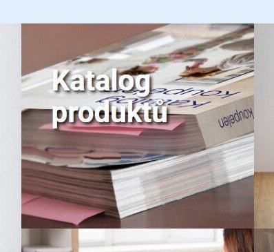 Katalog produktů