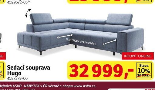 Sedací souprava Hugo - ASKO aktualniletaky.eu
