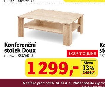 Konferenční stolek Doux - ASKO aktualniletaky.eu