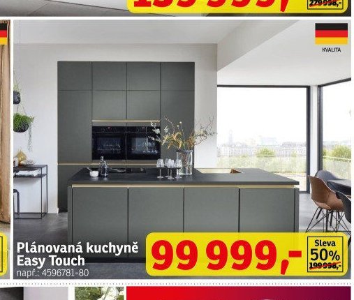Plánovaná kuchyně Easy Touch